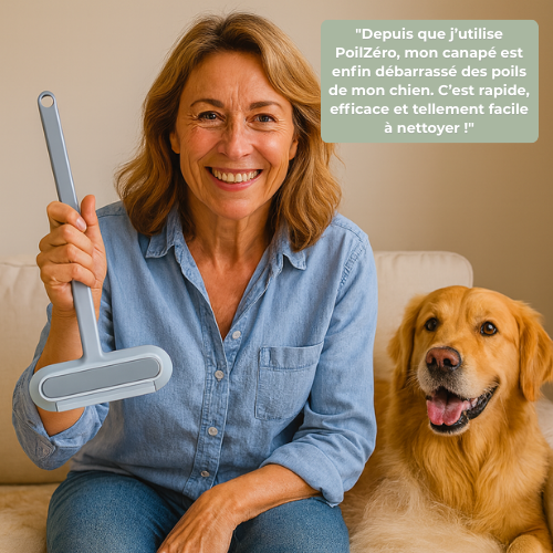 PoilZéro™ | Brosse magique