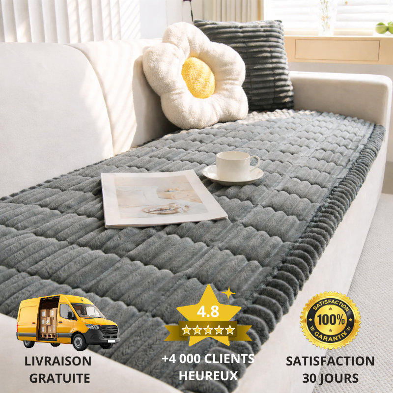 CanapéSerein™ | Housse matelassée anti-poils