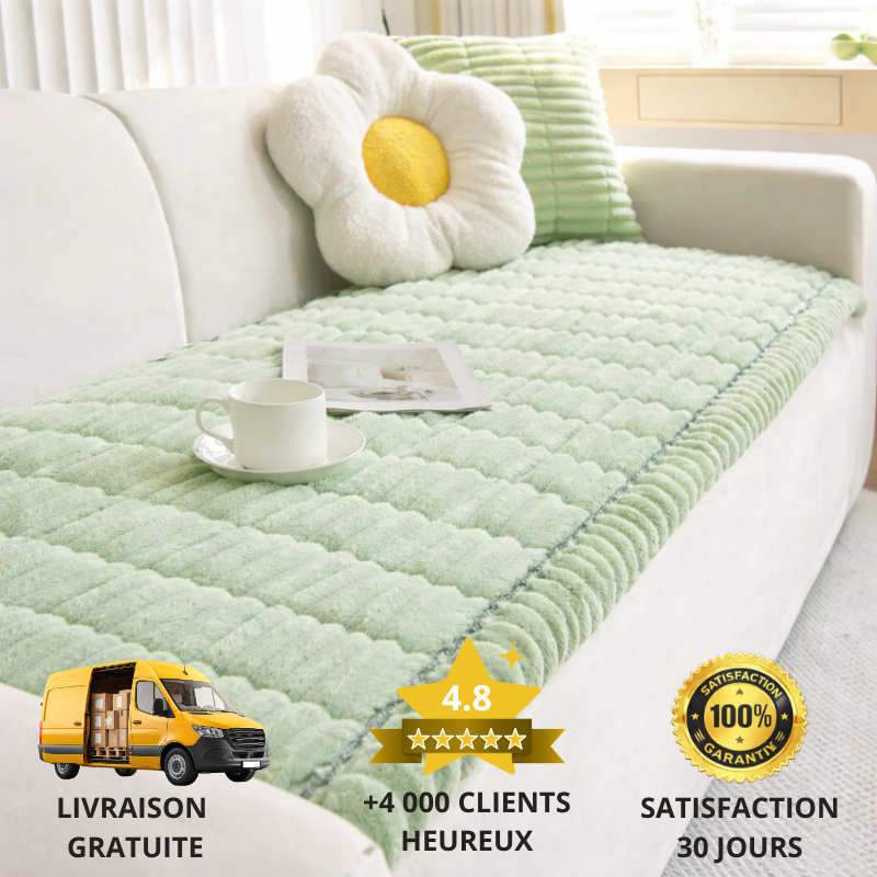 CanapéSerein™ | Housse matelassée anti-poils