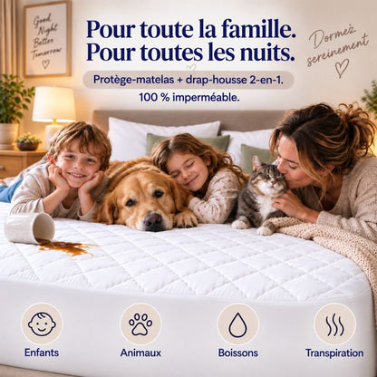 DormiPure™ | Protège-matelas & drap-housse imperméable
