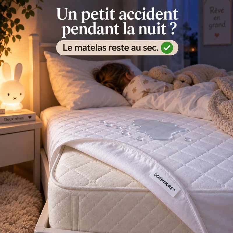 DormiPure™ | Protège-matelas & drap-housse imperméable
