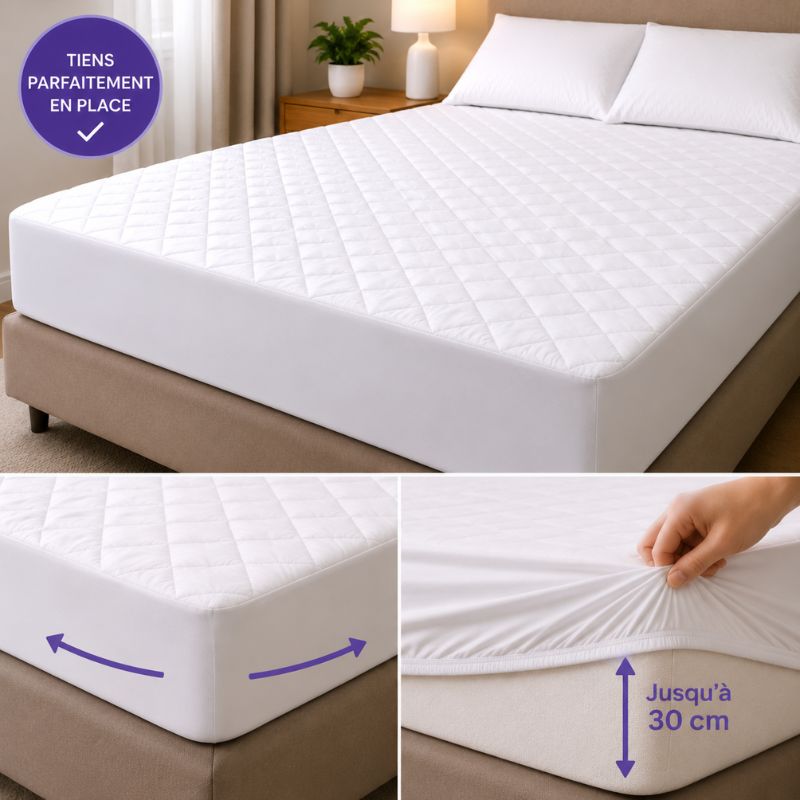 DormiPure™ | Protège-matelas & drap-housse imperméable