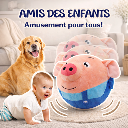 CochonFou™ | Jouet interactif pour chiens et chats