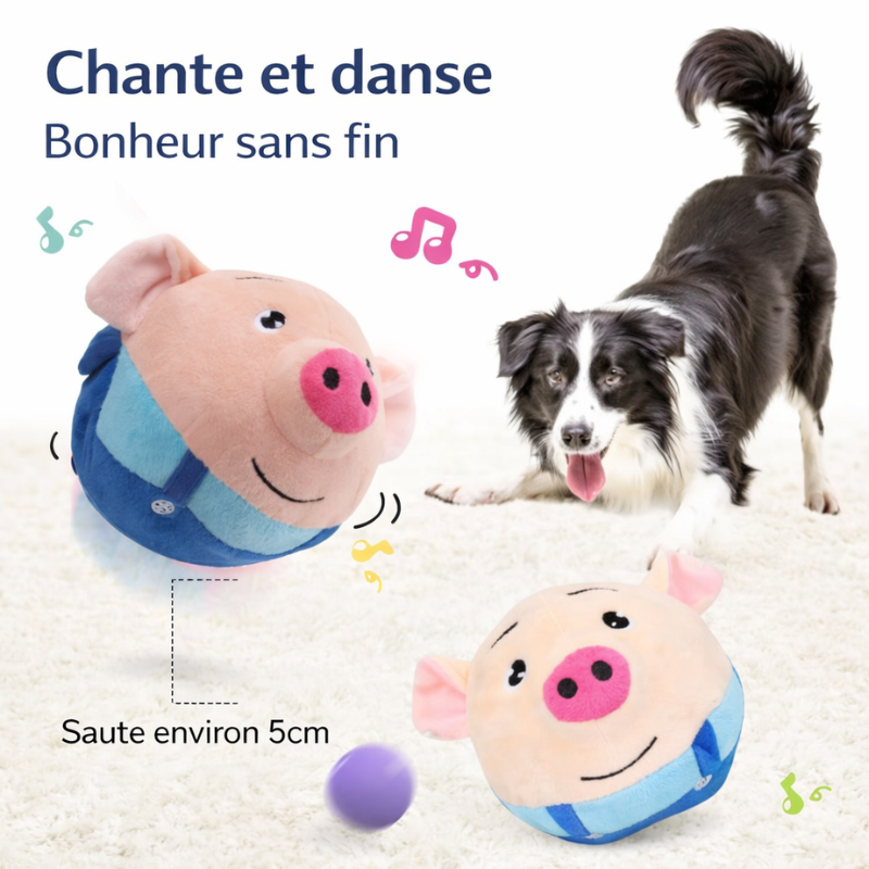 CochonFou™ | Jouet interactif pour chiens et chats
